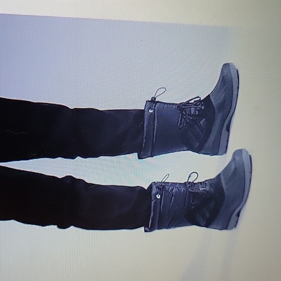 Jousen black winter snow boots waterproof lightweight nylon AMY693 Size 8 NEW… - Picture 9 of 12